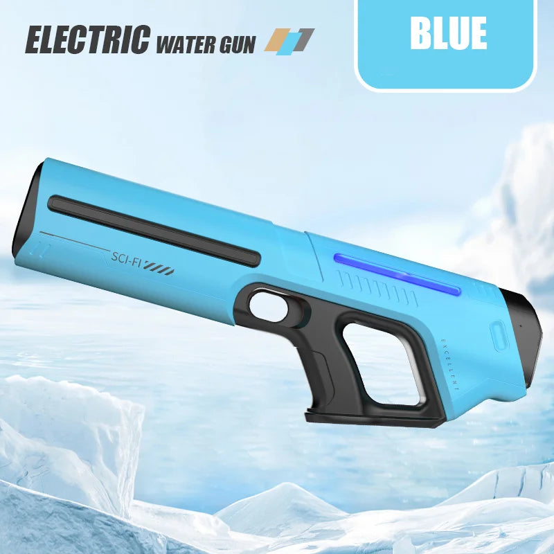 Electric Water Guns For Adults Powerful Squirt Automatic Water Suction Water Blasters Summer Outdoor Beach Toy For Boy Kid Gifts