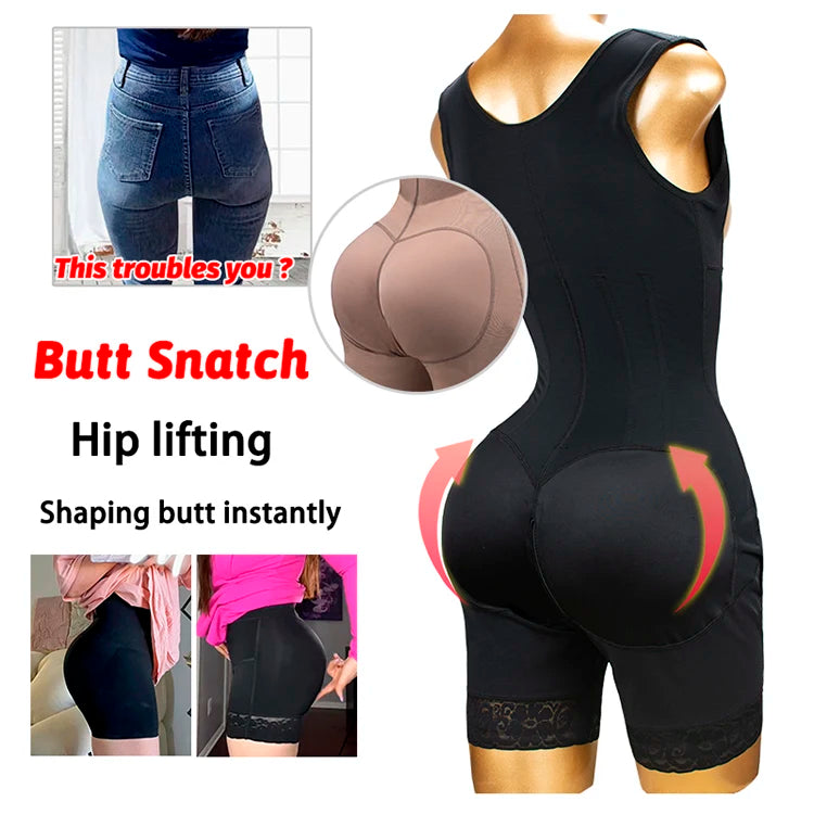 Shapewear for women's High Compression Girdle Shaper Colombian Fajas Shapewear Postpartum Belly flat Sheath Waist Trainer Belts Woman Extreme Corset