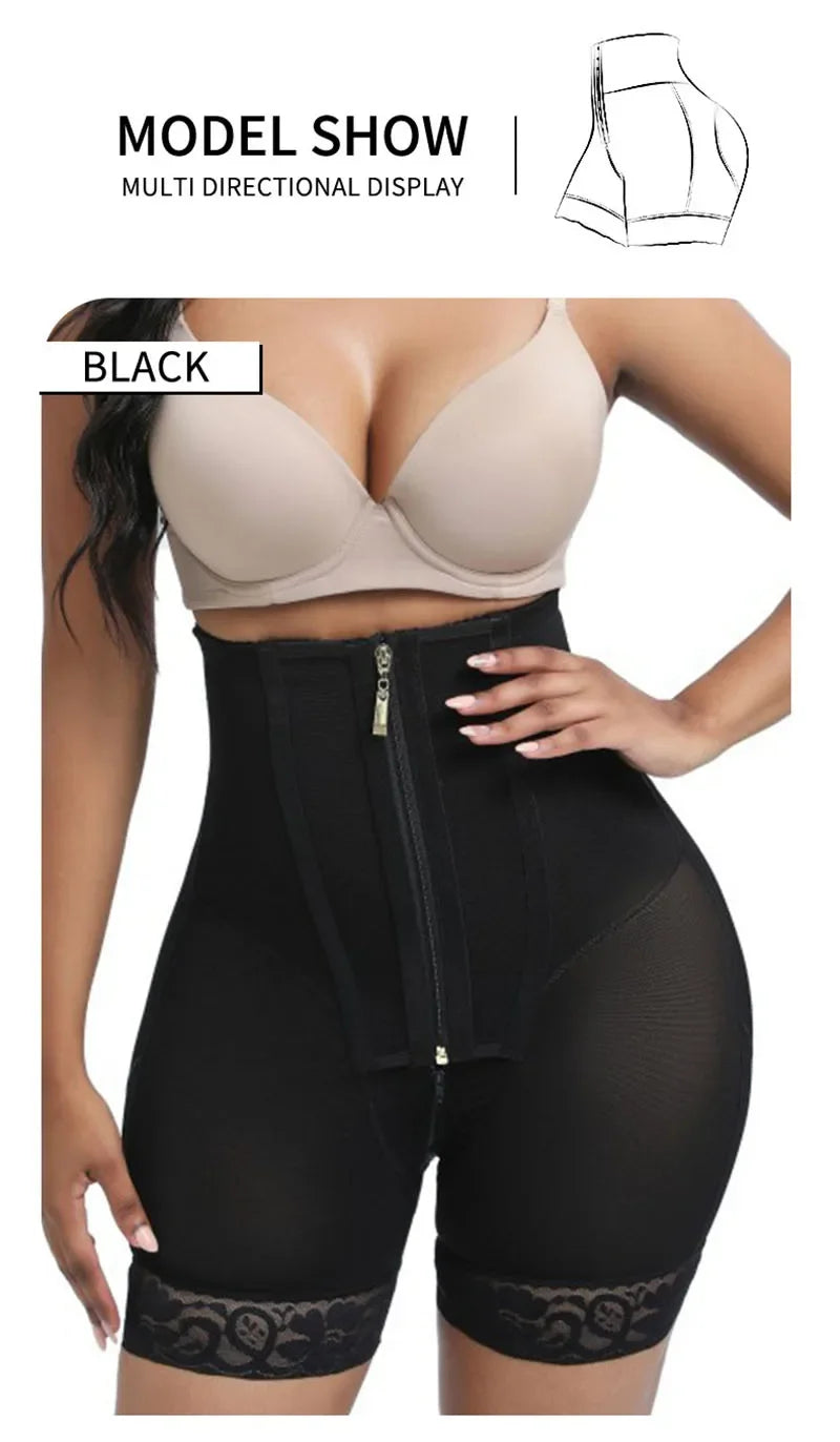 Shapewear for women's Fajas Colombians Girdles BBL Shorts Corset Slimming Waist Trainer High Compression Body Shaper Control Panties Lifter Shapewear