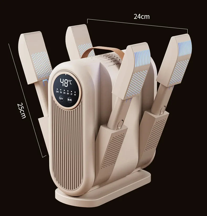 Six-Arm Foldable Shoe Dryer