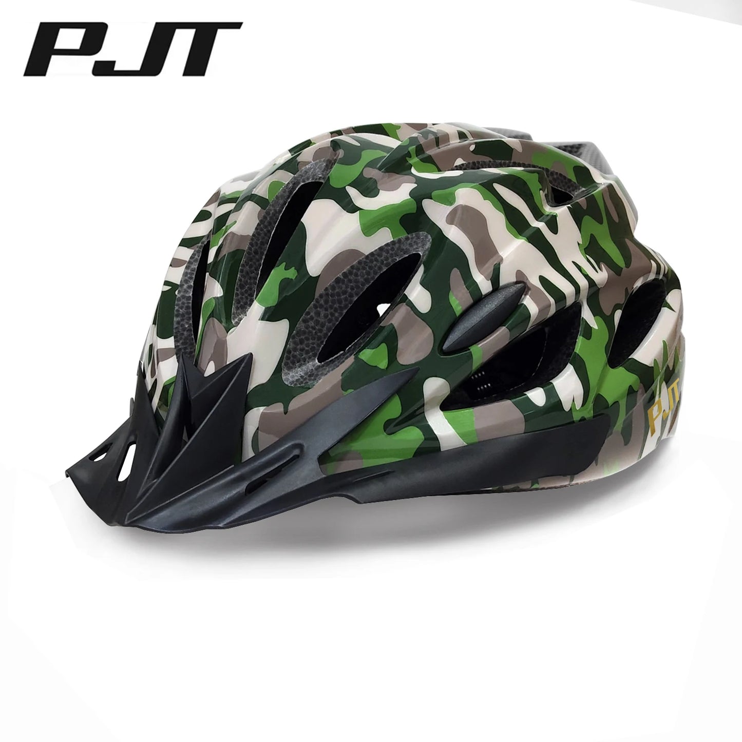 PMT Lightweight Cycling Helmet Comfort Lining Hollow Riding Safety Head Protection Bicycle MTB Helmet Carbon Pattern Bike Helmet