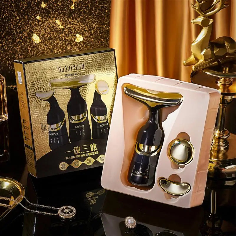 Home Beauty Instrument One-instrument Three-body Massage Instruments for Lifting And Tightening Facial Skin Fade Lines Lady Gift