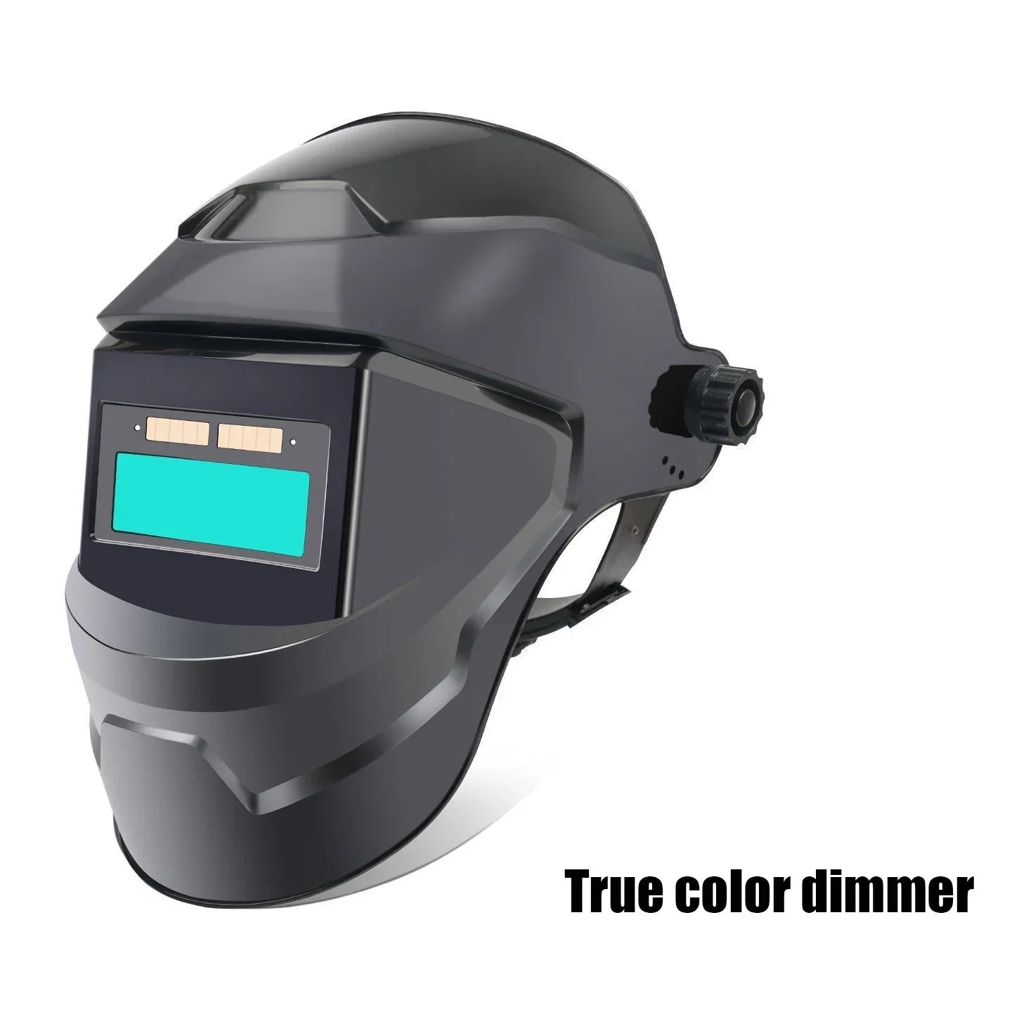 True Color Welding Helmet Automatic Dimming Welding Mask Large View Auto Darkening Facemask for Arc Welder Grinding Cutting Tool