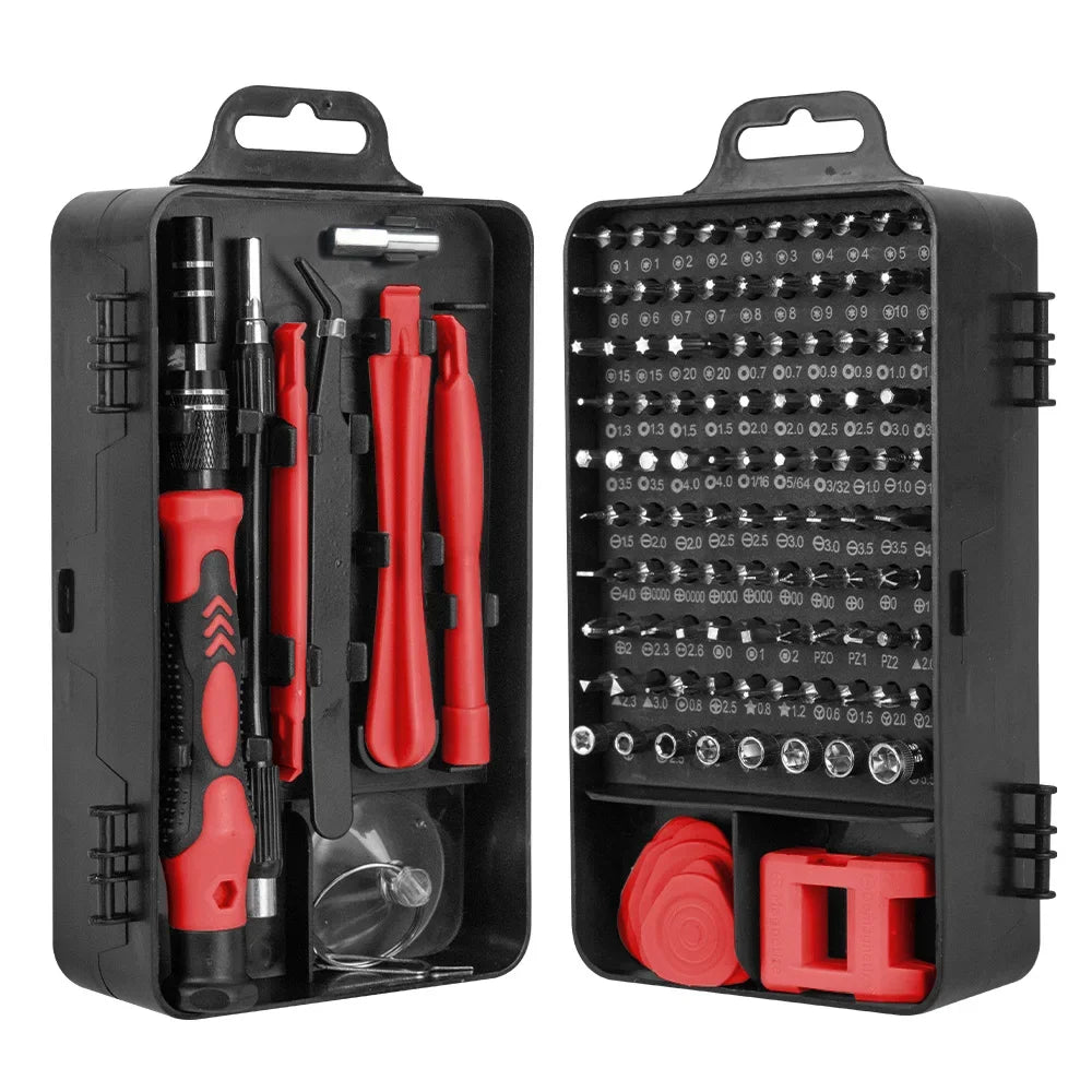 115 in 1 Precision Screwdriver Set Magnetic Repair Tools Kit for Computer Laptop Phone MacBook Household Repairs