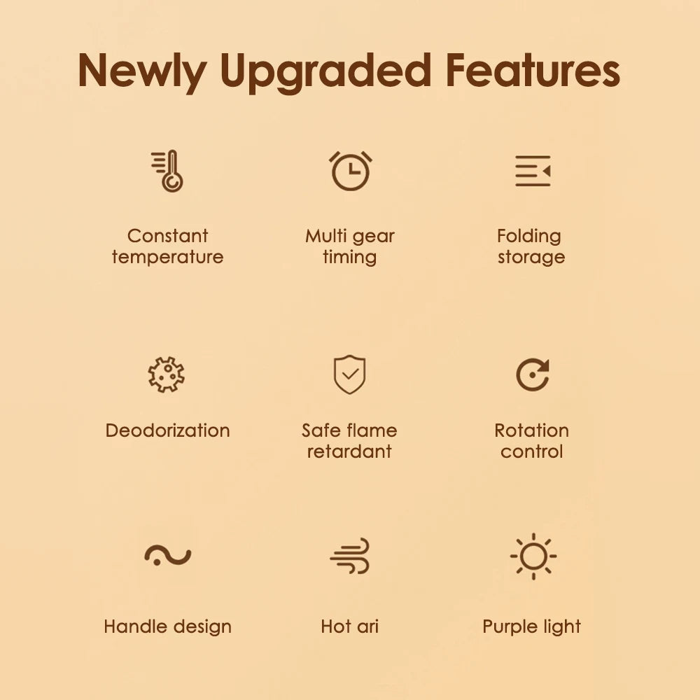 Electric Shoes Dryer Machine Folding Smart Constant Temperature Fast Dryer Heater Deodorizer Dehumidifier Device Boots Drier