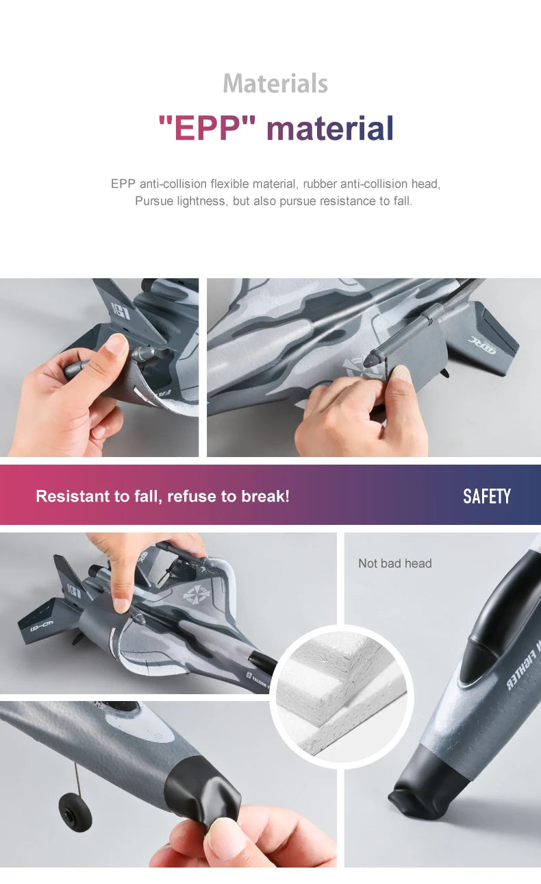 G1 Drone Glider Beginner Profesional 3 Channel RC Aircraft Remote Control Hand Throwing Plane Foam Electric Outdoor Airplane