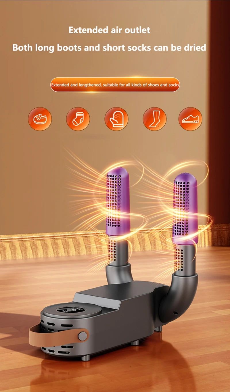 Xiaomi Intelligent Shoe Dryer With Both Dry And Wet Functions Deodorizing And Timed Design Foldable And Quick Drying Shoe Dryer