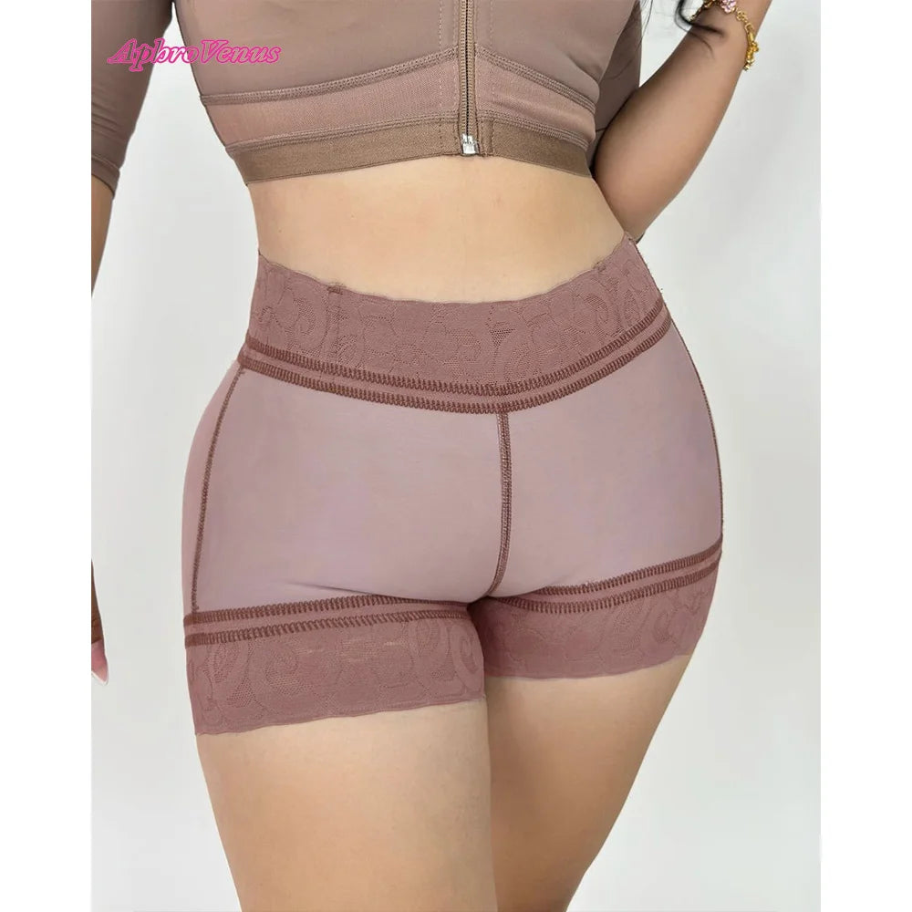 Shapewear for women's fajas Colombians Low waisted hip lifting shorts body slimming pants Hip Enhancer Breathable Underwear Women's Shapewear