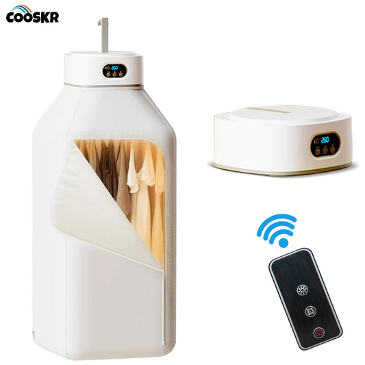 Portable Clothes Dryer Folded Electric Clothing Dryer With RC