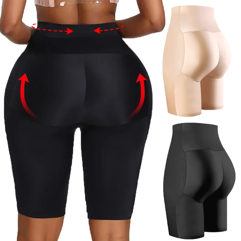 Shapewear for women's High Waist Women Padded Butt Lifter Buttocks Enhancer Body Shaper Pants Hip Pads Panties Butt Push Up Shapewear