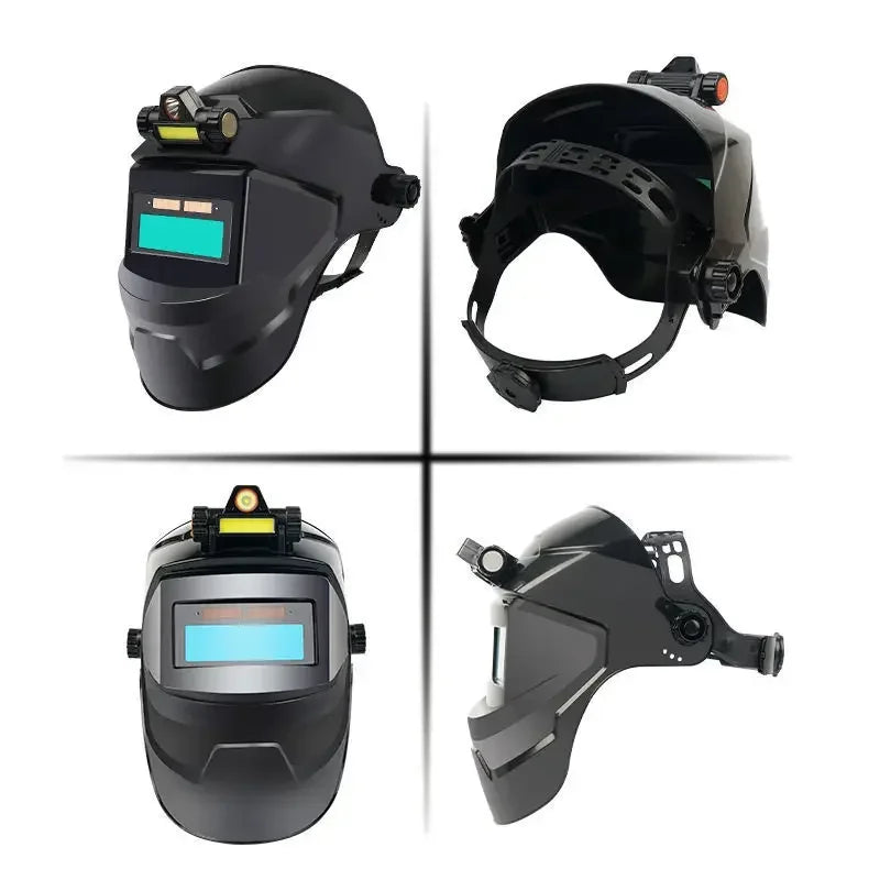 True Color Welding Helmet Automatic Dimming Welding Mask Large View Auto Darkening Facemask for Arc Welder Grinding Cutting Tool