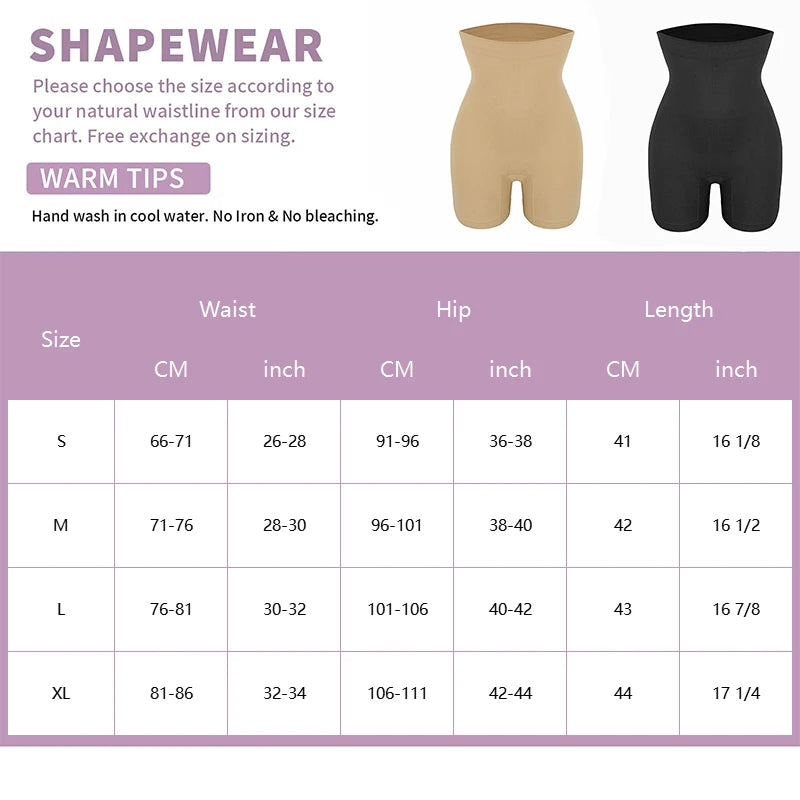 Shapewear for Women High Waist Seamless Body Shaper Shorts Shapewear Women Tummy Control Thigh Slimming Sculpting Butt Lifter Mesh Buttock Enhancer