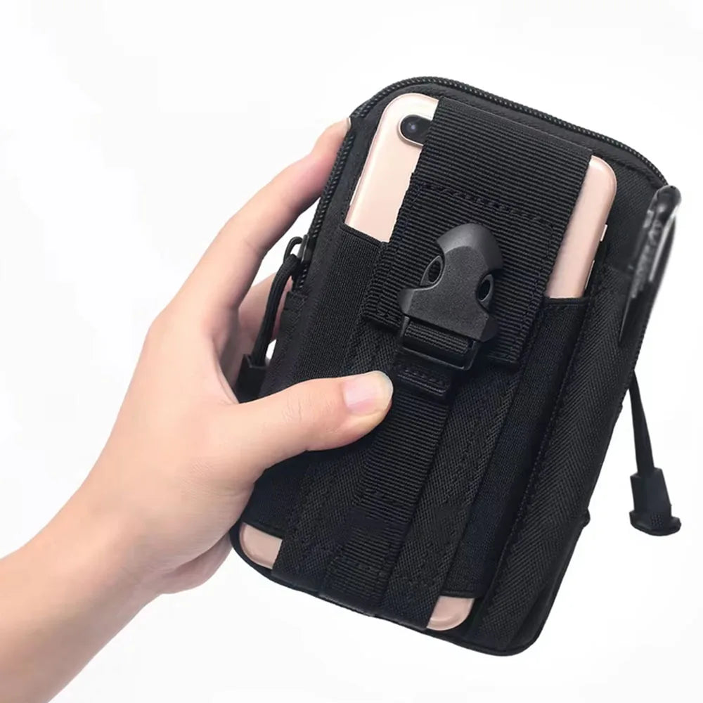 Tactical Waist Bag Outdoor Hunting Molle Bag EDC Pack Multifunction Men Sport Hiking Hunting Working Tools Mobile Phone Pouch