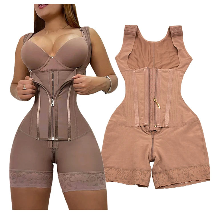 Shapewear for women's High Compression Girdle Shaper Colombian Fajas Shapewear Postpartum Belly flat Sheath Waist Trainer Belts Woman Extreme Corset