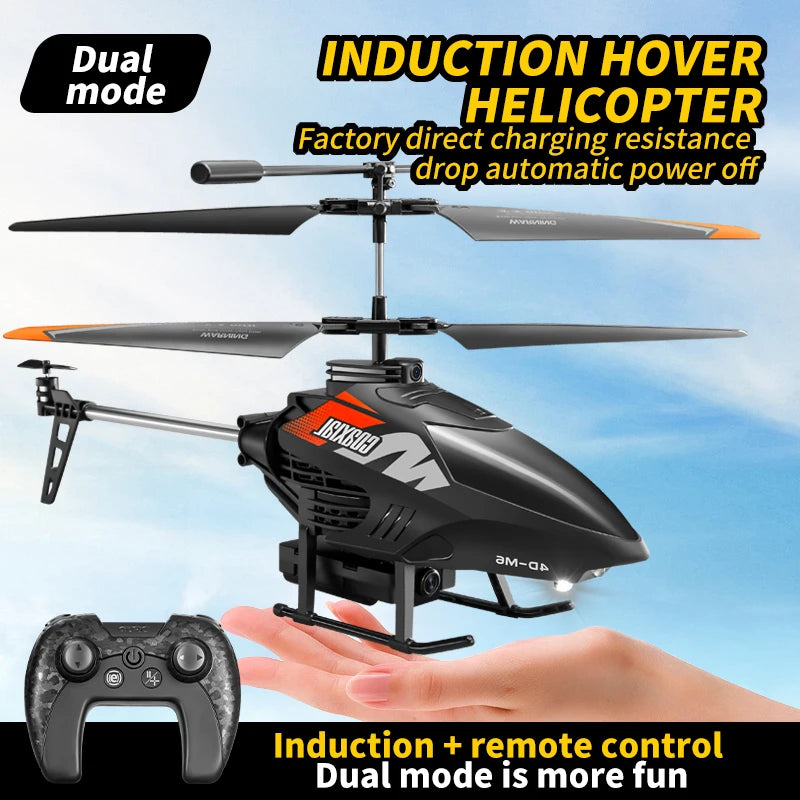 4DRC M6 Remote Control RC Helicopter with 4K Camer Altitude Hold Drone 2.4GHZ 4CH Aircraft for Adults Birthday Kids Gifts Toys