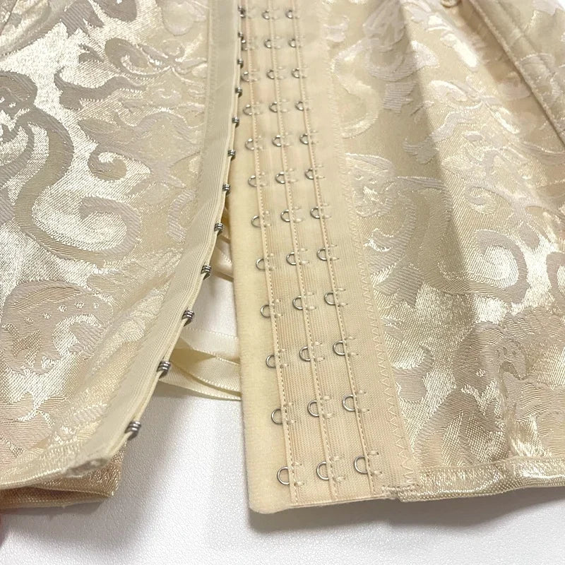 Shapewear for women's Waist Trainer Tummy Control Corset Body Shaper Shapewear Women 3-Row Hook Fit Waist Cincher Bust Lifter Top for Outfit Match