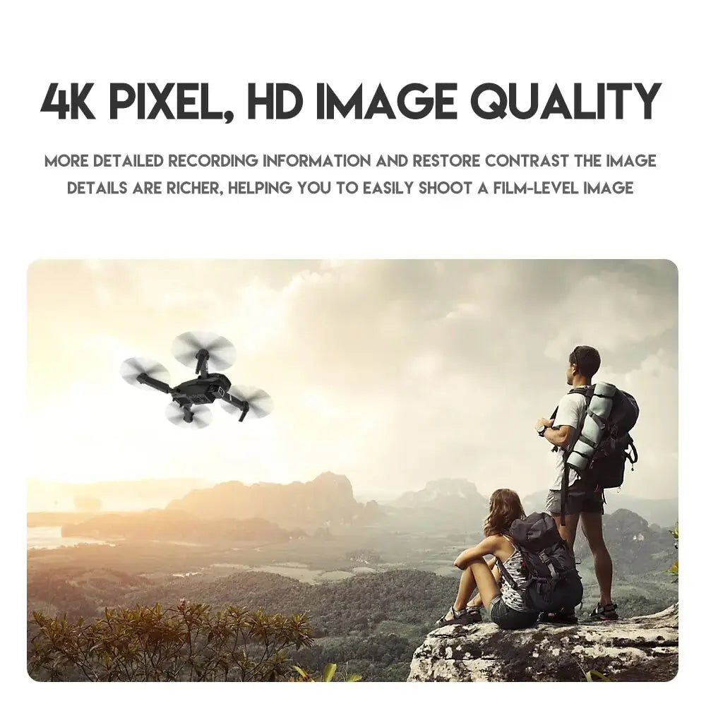 Drone E88Pro 4K 1080P Wide Angle HD Camera