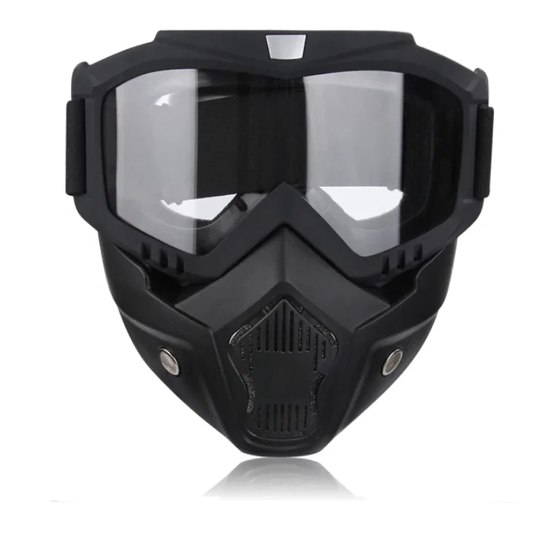 MTB Safety Mask & Goggles Combo - Windproof Protection for Extreme Cycling, Dirt Bikes & Outdoor Sports