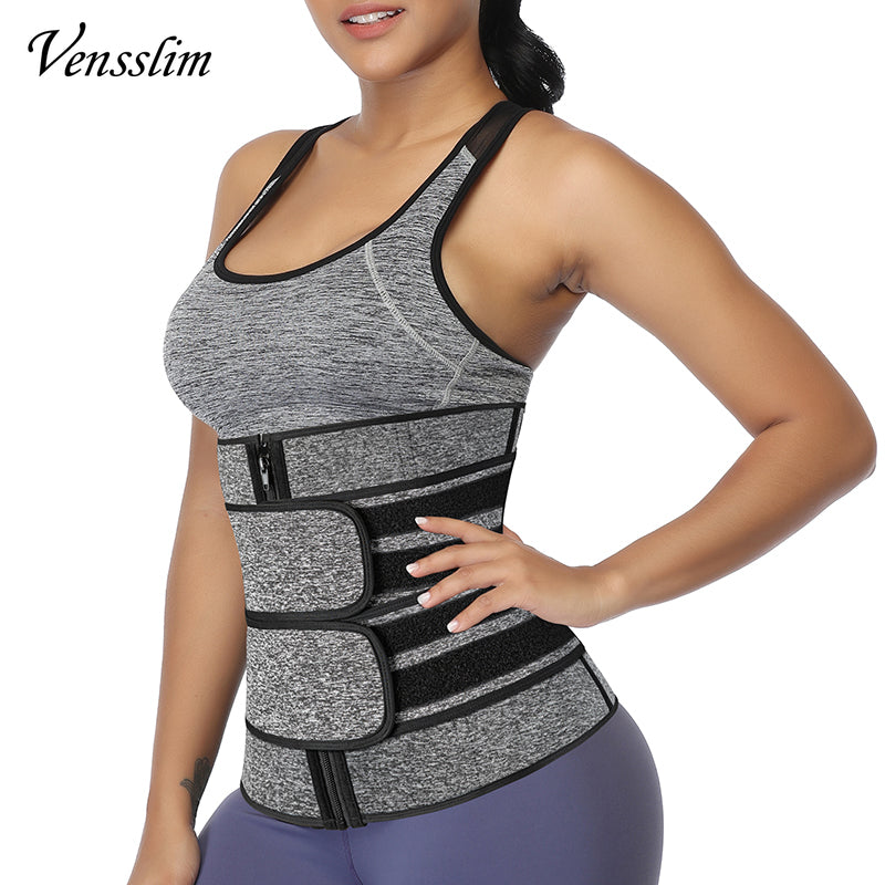 Shapewear for Women Waist Trainer Corset Trimmer Belt for Women Weight Loss Sweat Strap Body Shaper Belly Cincher Sports Girdle Fat Burner Band