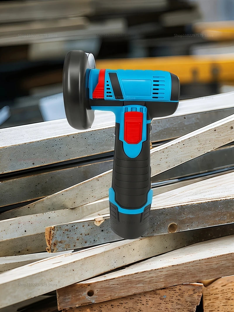 12V Cordless Electric Angle Grinder Compact 19500rpm LithiumBattery Mini Polishing Grinding Diamond Cut Tool for DIY and HomeUse
