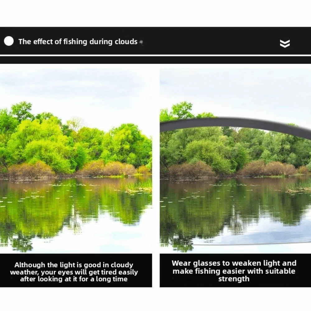 Artifact Men's Polarized Glasses Underwater Polarized Fishing Glasses German Technology Underwater Artifact Fishing