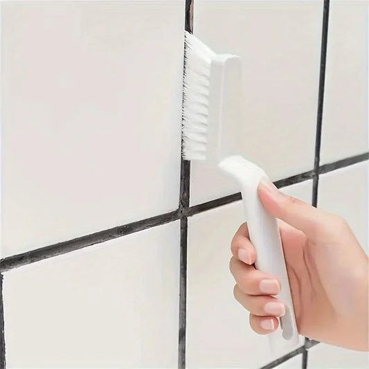 2pcs multi-purpose cleaning brush, reusable plastic gap and corner cleaning, used for bathroom tiles, floors, window troughs