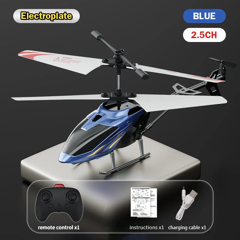 2.5/3.5Ch Rc Helicopter Plane 2.4G Remote Control Aircraft Fall-Proof Cool Lights Drone Airplane Model Children Birthday Gifts