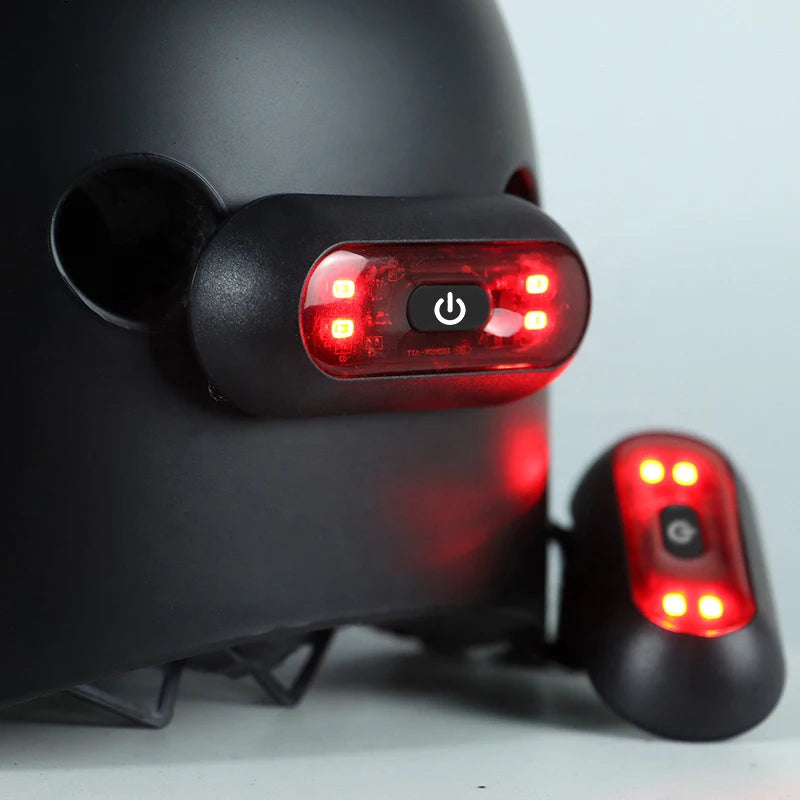 Luces Para Casco Bike Taillight Motorcycle Bicycle Helmet
