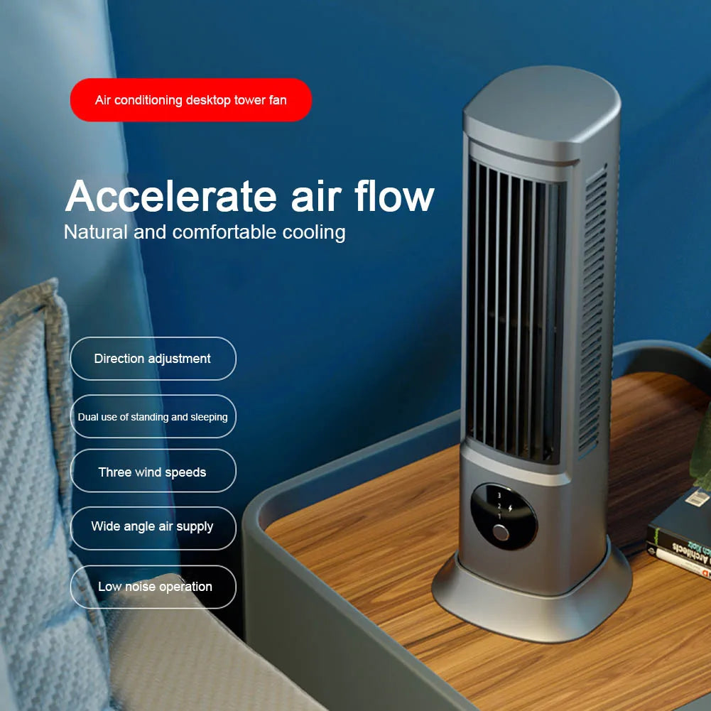Air Cooler 3 Speed Desktop Tower Fan For Home Office Standing Fan