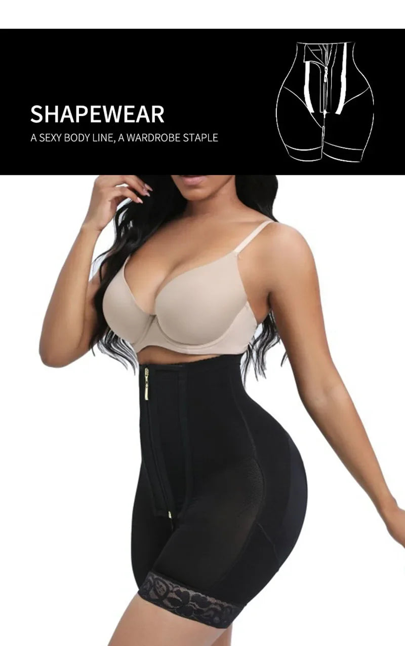 Shapewear for women's Fajas Colombians Girdles BBL Shorts Corset Slimming Waist Trainer High Compression Body Shaper Control Panties Lifter Shapewear