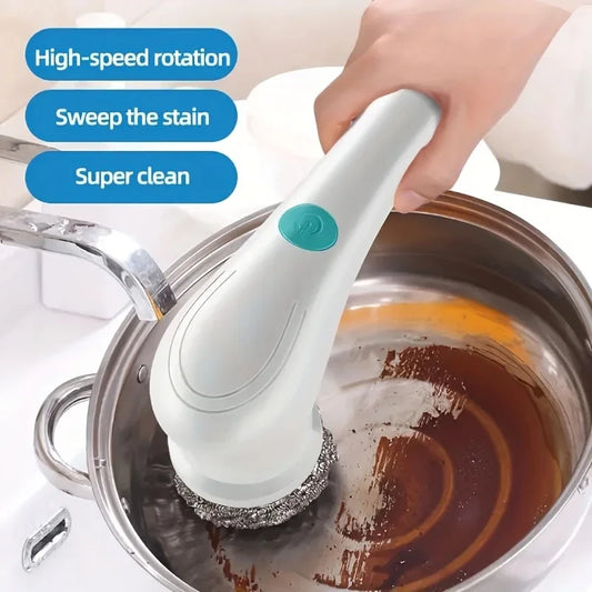 Electric Power Scrubber Kit - Rechargeable Cleaning Brush