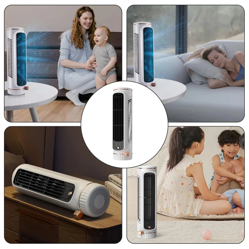 portable Desktop Tower Fans Circulation Air Conditioner 20dB Quiet Floor Fan