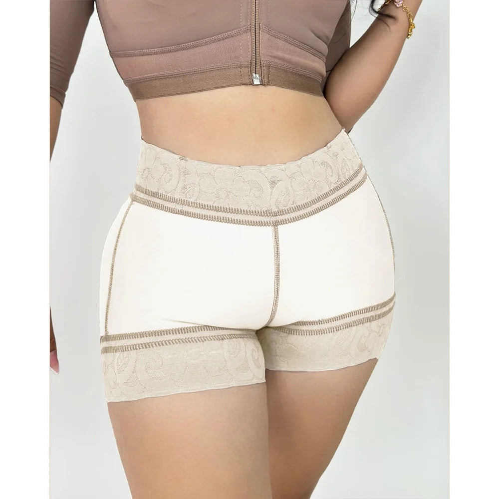 Shapewear for women's fajas Colombians Low waisted hip lifting shorts body slimming pants Hip Enhancer Breathable Underwear Women's Shapewear