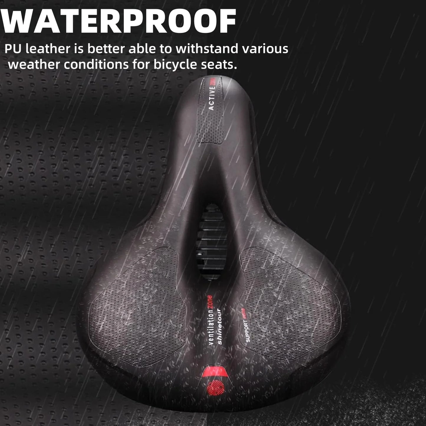 Universal Bicycle Seat for Mountain Bikes Thick Soft Breathable Shock Absorbing Ball Style Comfortable Dynamic Cycling Saddle