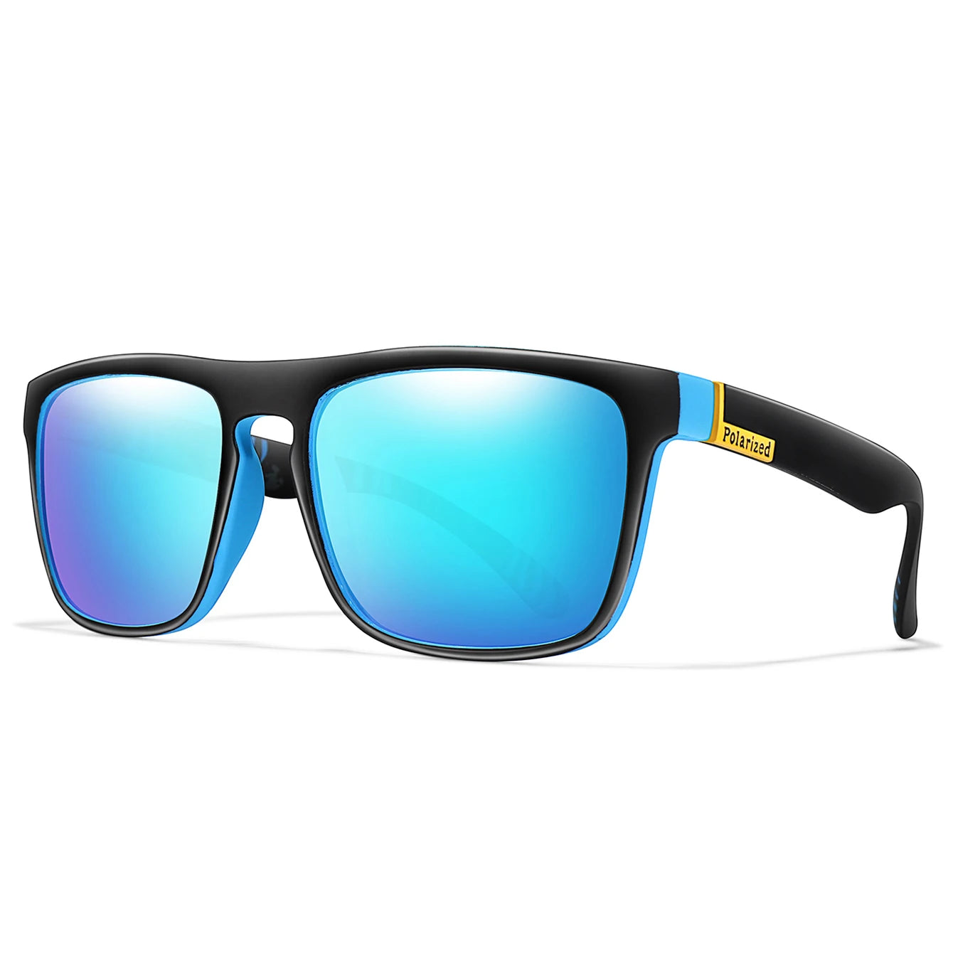 LOISRUBY Brand Polarized UV400 Sunglasses Men Driving Bike Motorcycle Classic Square Frame Cycling Fishing Eyewear Festival gift