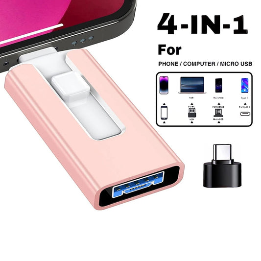 4in1 OTG Falsh Drive for iPhone USB 3.0  Android TYPE-C