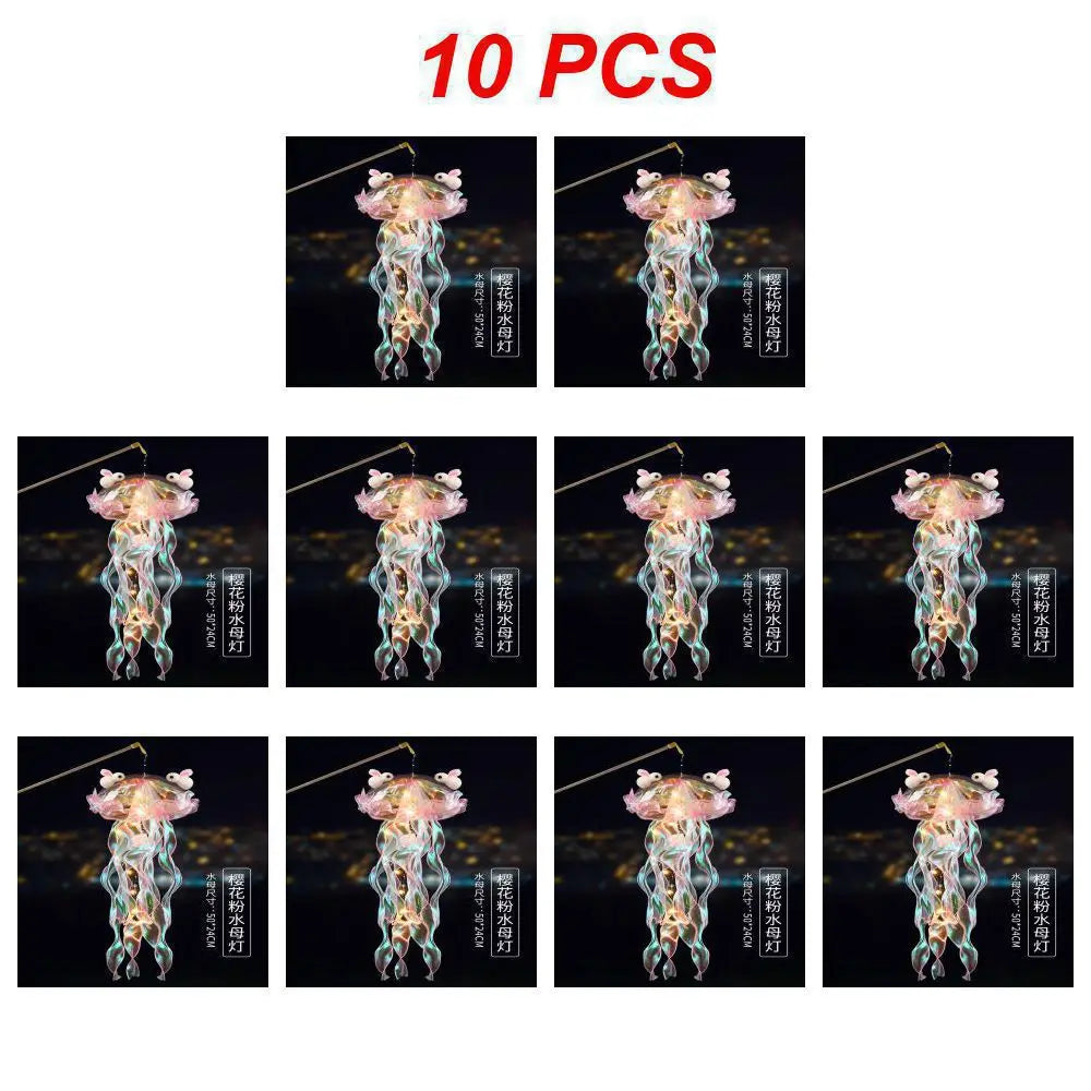 Jellyfish Lamp, Portable Flower Lamp, Girl Room Atmosphere Decoration Lamp, Bedroom Night Lamp, Home Decoration, Birthday Gift