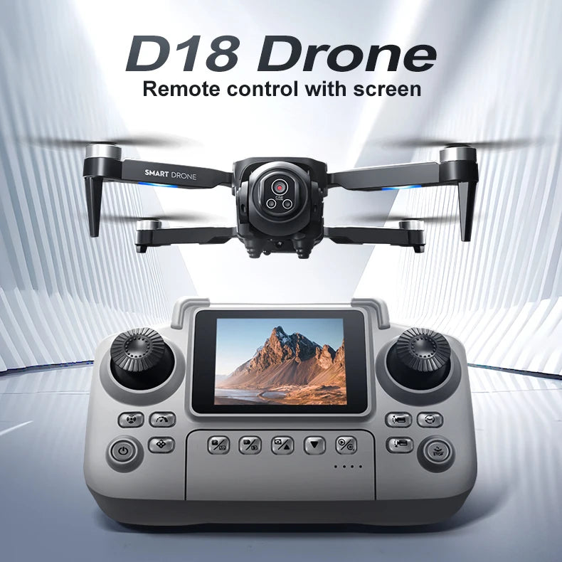 Lenovo D18 Drone 8K HD Dual Camera Aerial Photography Obstacle Avoidance Brushless Motor 5G WIFI GPS Return 18000m Quadcopter