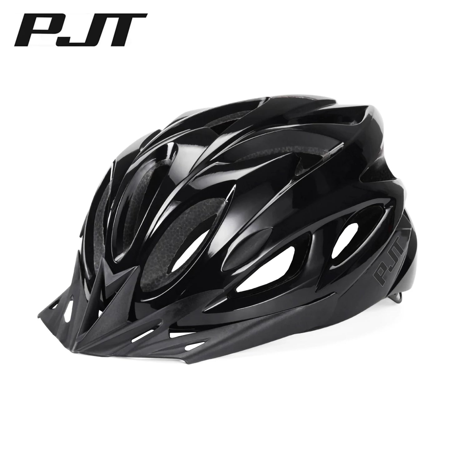 PMT Lightweight Cycling Helmet Comfort Lining Hollow Riding Safety Head Protection Bicycle MTB Helmet Carbon Pattern Bike Helmet