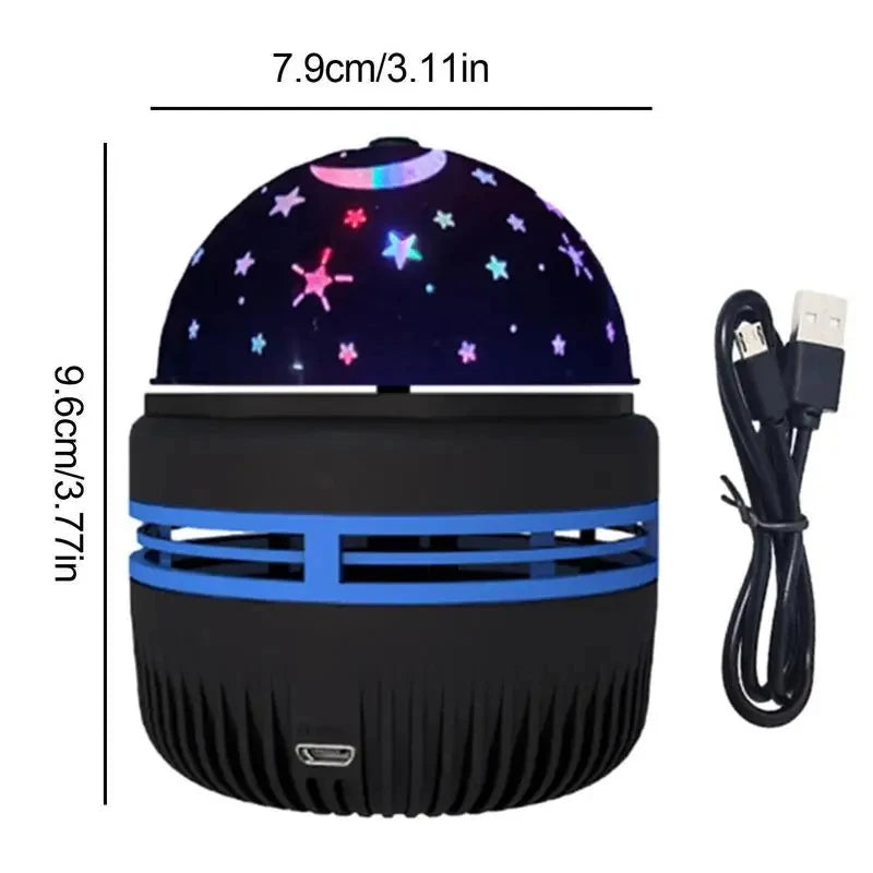 LED Starry Sky Night Lights USB Rotating Projector Lamp Magic