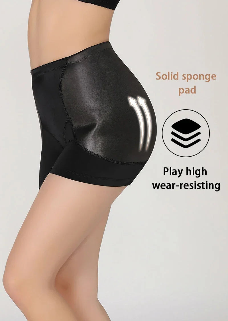 Shapewear for Women Padded Buttock Butt Lifter Fixed Sponge Cushion Fake Ass Underwear Hip Enhancer Tummy Control Panties Fajas Colombianas Girdles