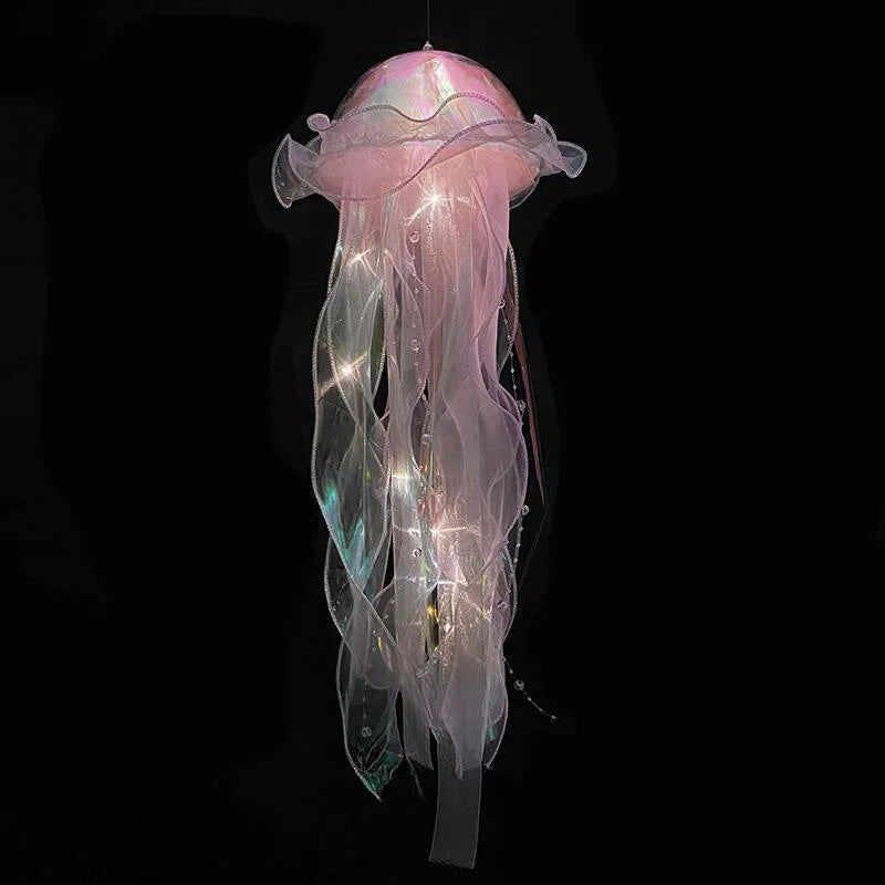 Jellyfish Lamp, Portable Flower Lamp, Girl Room Atmosphere Decoration Lamp, Bedroom Night Lamp, Home Decoration, Birthday Gift