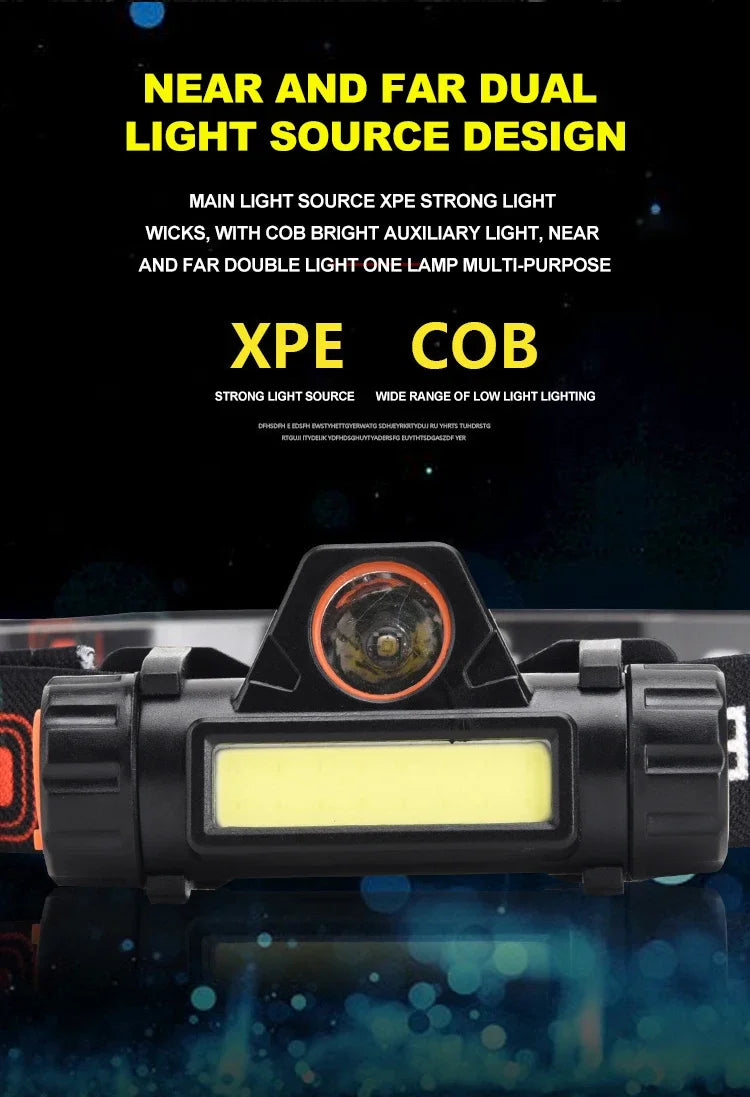 Outdoor Headlights with Long Battery