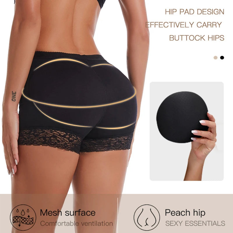 Shapewear for women's Butt Lifter Panty Fake Buttock Body Shaper Padded Underwear Lady Lift Bum High Waist Tummy Control Hip Enhancer Panties