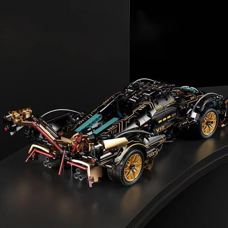 Green Racing Building Block Toys