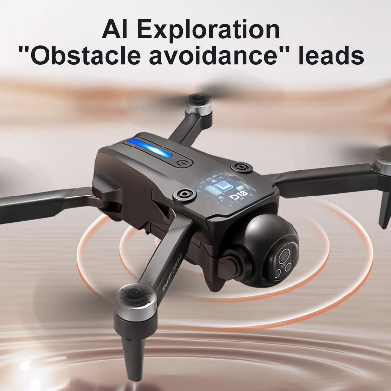 Lenovo D18 Drone 8K HD Dual Camera Aerial Photography Obstacle Avoidance Brushless Motor 5G WIFI GPS Return 18000m Quadcopter