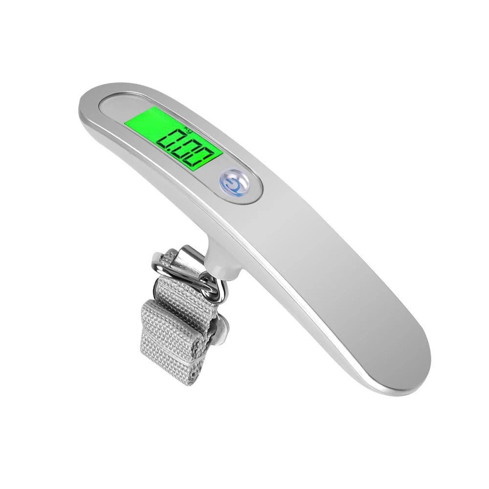 50kg x 10g Portable Scale Digital LCD Display Electronic Scale Weight Suitcase Travel Weighs Baggage Bag Weight Kitchen Supplies