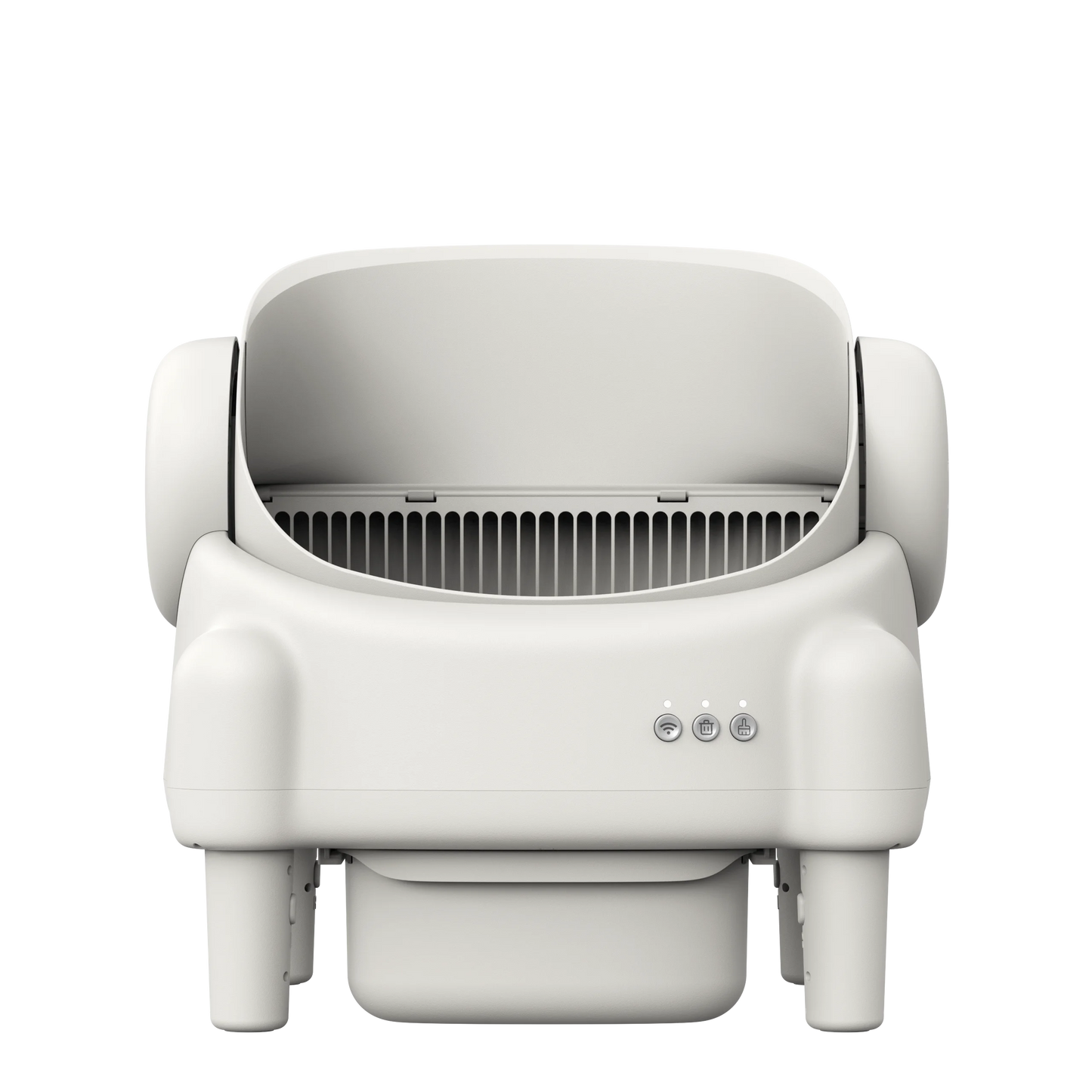 OKKPETS New Design Automatic Cat Litter Box APP Control Dual Safety Sensors Self Cleaning Litter Box with Open-Top Design