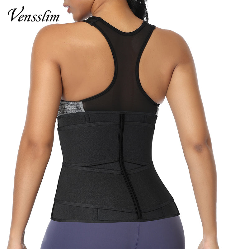 Shapewear for Women Waist Trainer Corset Trimmer Belt for Women Weight Loss Sweat Strap Body Shaper Belly Cincher Sports Girdle Fat Burner Band