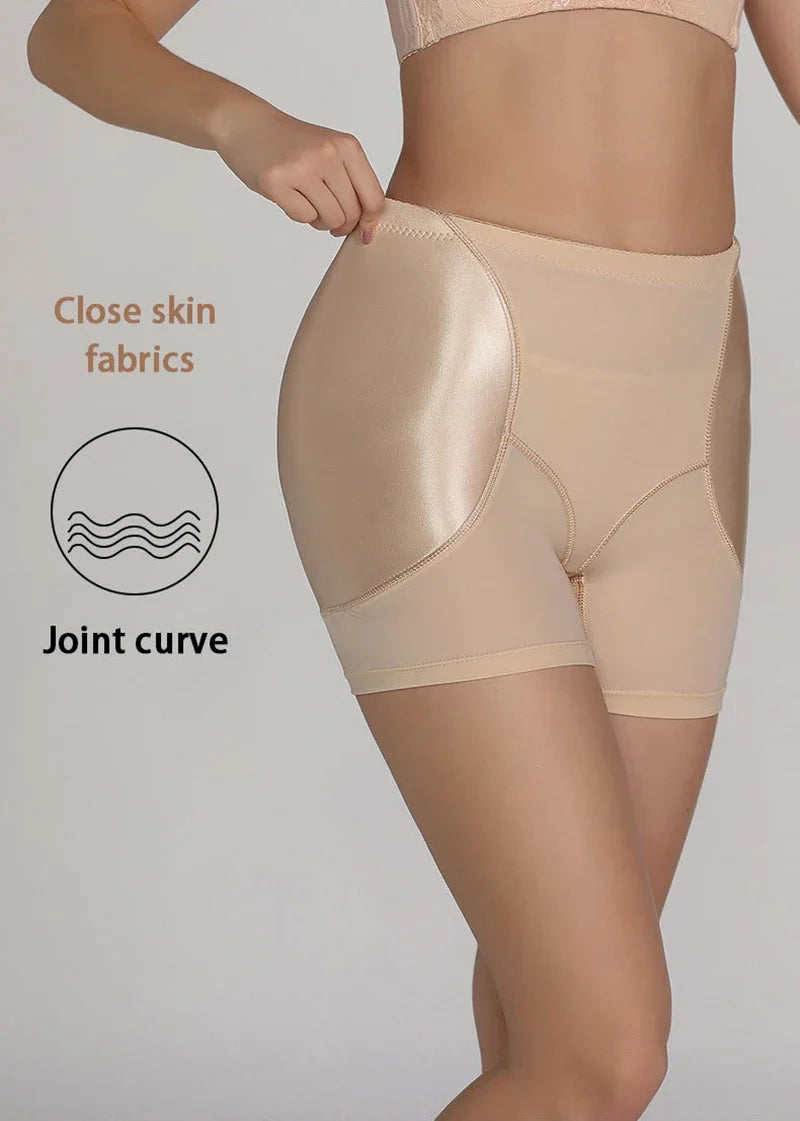 Shapewear for Women Padded Buttock Butt Lifter Fixed Sponge Cushion Fake Ass Underwear Hip Enhancer Tummy Control Panties Fajas Colombianas Girdles